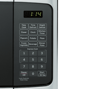 GE Appliances 1.6 cu. ft. (45 L) Countertop Microwave Stainless Steel - JES1145SHSS