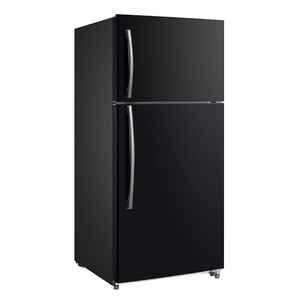 GE Appliances 18 cu. ft (510 L) Top Mount Refrigerator Black    - GTR18FTLPBB