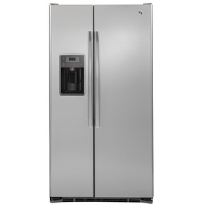 Side By Side Refrigerator 22 cuft Stainless Steel GE - GZS22DSJSS