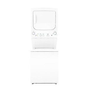 Mabe Unitized Spacemaker 3.4 cu. ft. Capacity Washer / 5.9 cu. ft. Capacity Electric Dryer White - CLME77014BFU0