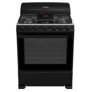 Freestanding Gas Stove 30 in Black Mabe - EMI7658BFIN0