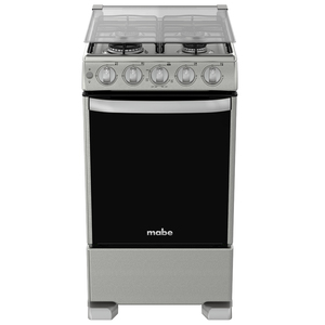 Mabe 20'' Gas Free-Standing Range Stainless Steel - EM5046CAIX0