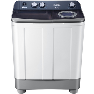 Mabe 5.3 cu. ft (13 kg) Two Tubs Semi-Automatic Washer White - LMDX3124PBAB0