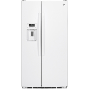 Side By Side Refrigerator 25 cuft White GE - GSE25GGHWW